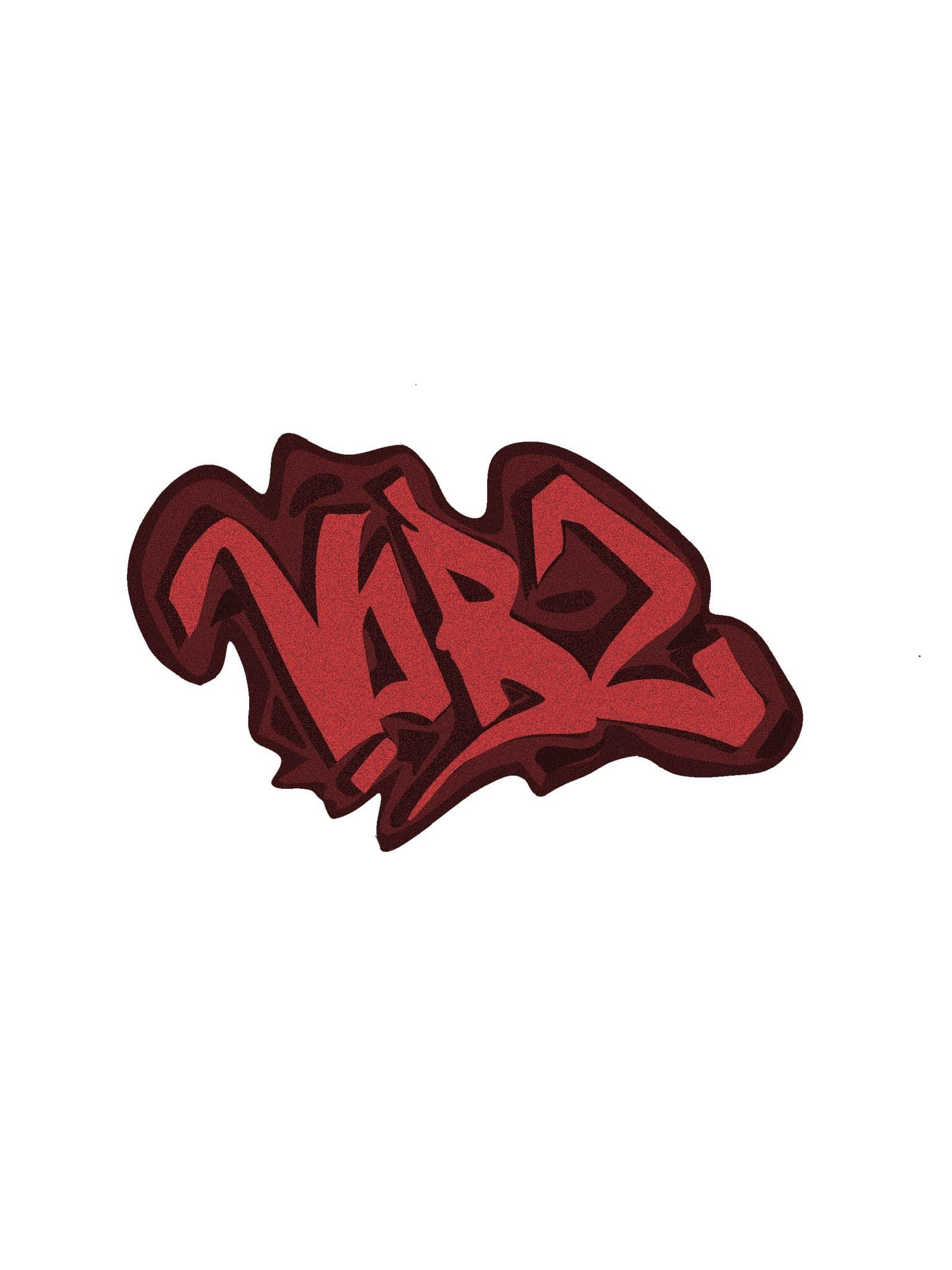 Tag VIBZ, coloris rouge